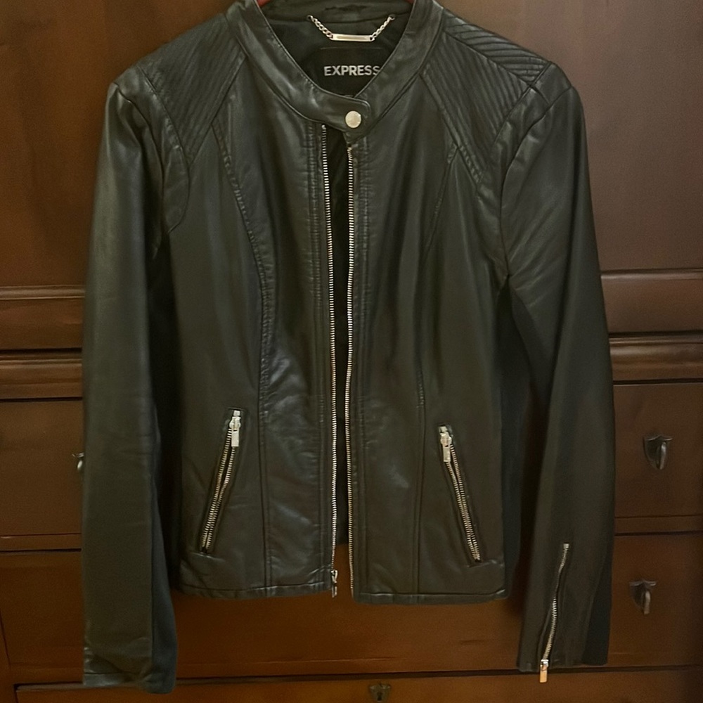 Express faux leather jacket